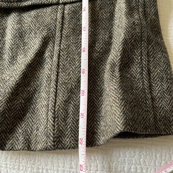 J. Crew Herringbone Robert Noble Scottish Blazer Size 6 Y2K Academia 100% Wool - Picture 9 of 9